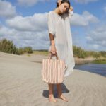 TOTE ALL DAY / BURNT ORANGE STRIPES & NATURAL - Imagen 2