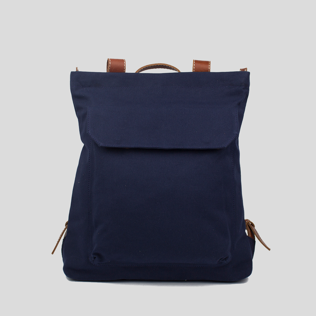Backpack ZP Navy _01 MOCHILA ZIP PACK / MARINO & SUELA - Imagen 1