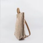 TOTE ALL DAY / BURNT ORANGE STRIPES & NATURAL - Imagen 5