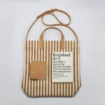 TOTE ALL DAY / BURNT ORANGE STRIPES & NATURAL - Imagen 7